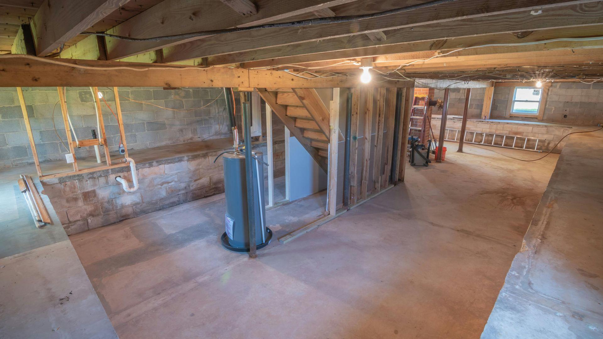 Empty basement